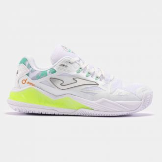 Zapatillas Joma Spin Lady 2402 Blanco Verde 2024